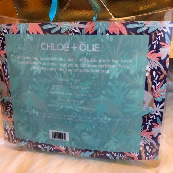 Chloe + Olie Sloth Hair Towel - Picture 5 of 5